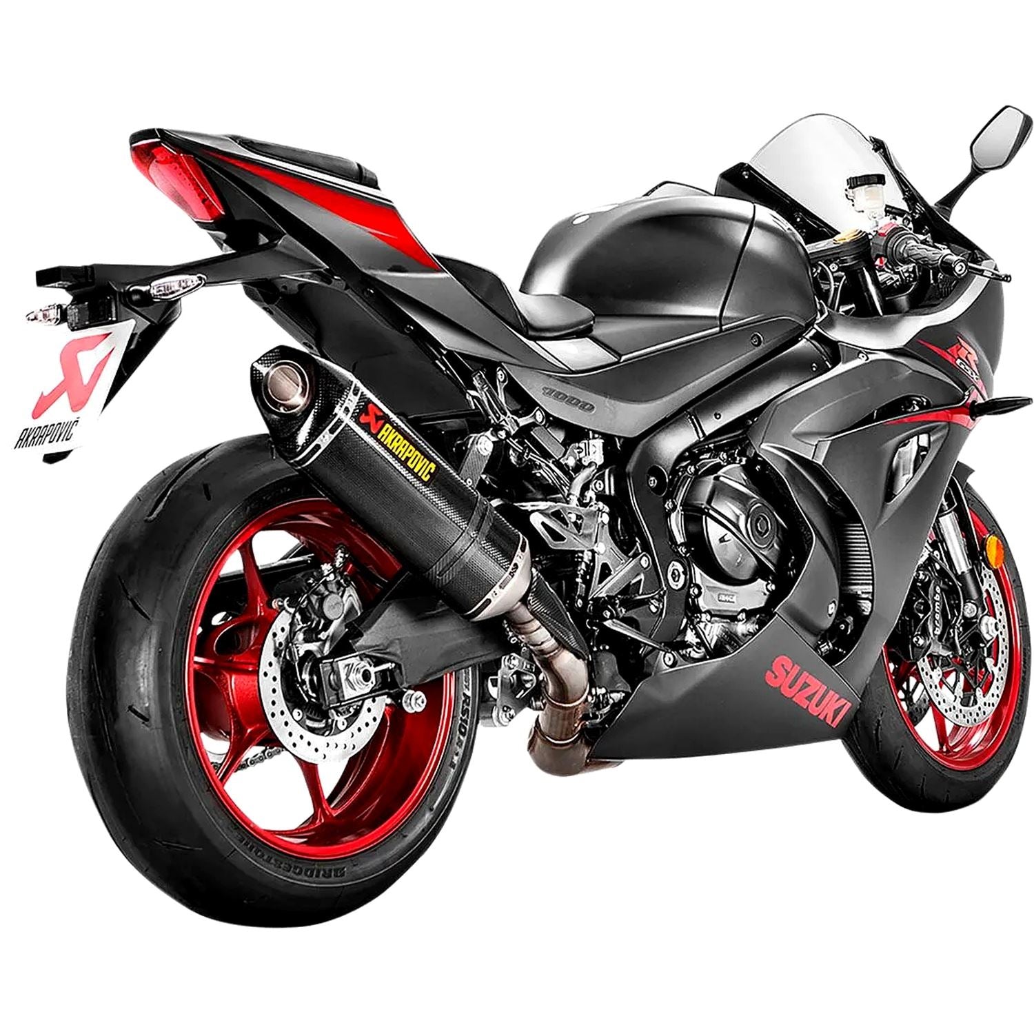 Akrapovic Carbon Fiber Line Slip On Silencer For Suzuki GSX-R 1000 2017-2018
